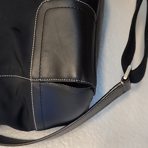 Coach Oversized Leather & Nylon Travel Tote - Picture 2 of 13